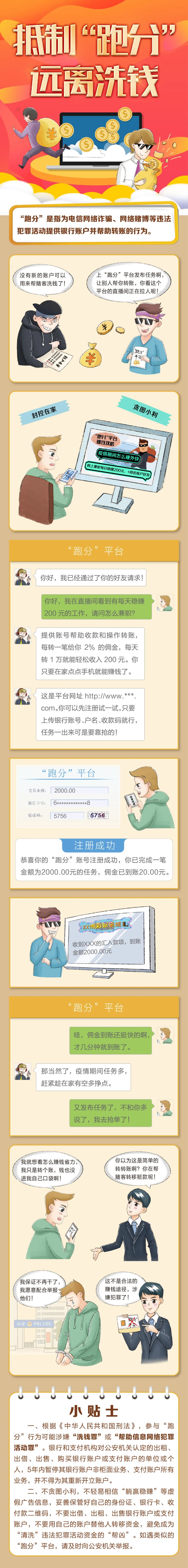 助力全民抗疫·反洗錢系列宣傳之一：抵制“跑分”，遠(yuǎn)離洗錢
